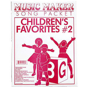 Children's Favorites #2 Music Packet for the Music Maker lap harp