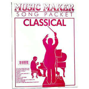 Classical Music Packet for the Music Maker lap harp