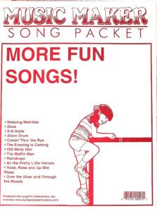 More Fun Songs Music Packet for the Music Maker lap harp